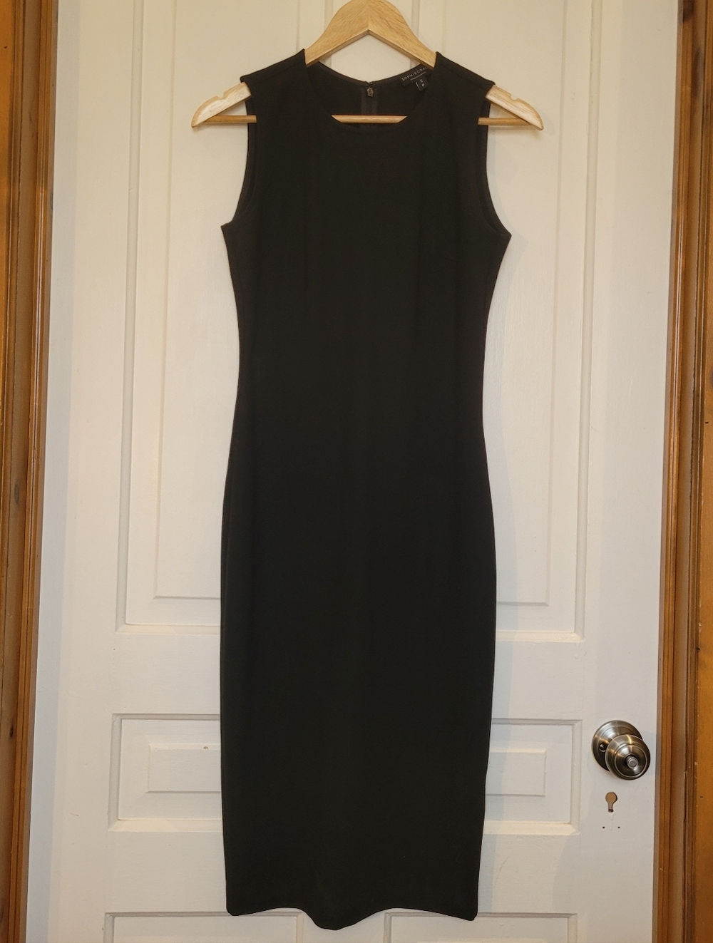 Made in Canada, Sophie Grace Classic Sleeveless Black Sheath Dress